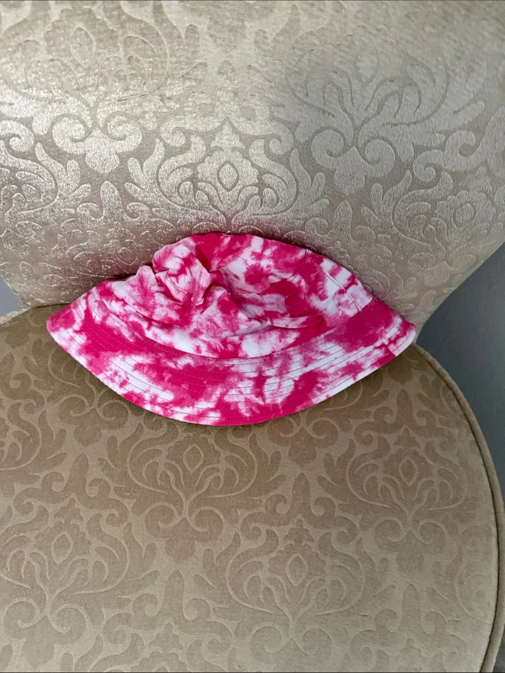 Kids Pink Tie-Dye Bucket Hat - Brand